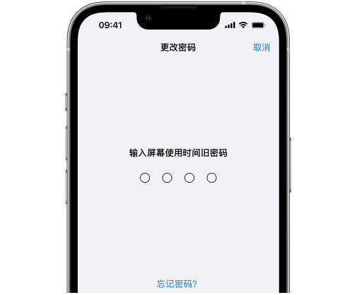 阜阳iPhone屏幕维修分享iPhone屏幕使用时间密码忘记了怎么办 