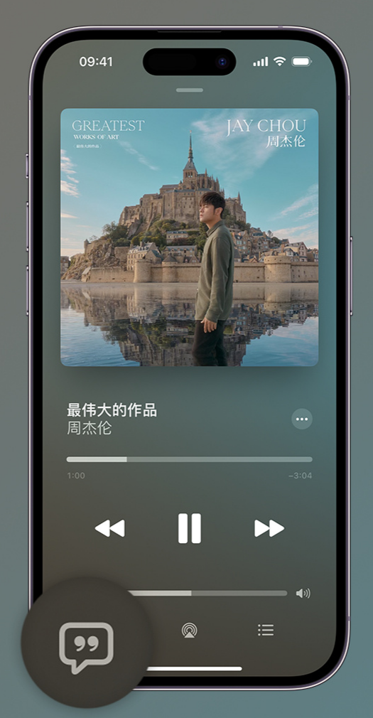 阜阳iphone维修分享如何在iPhone上使用Apple Music全新唱歌功能 