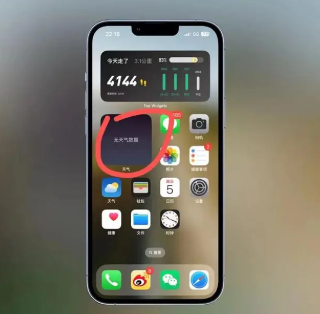 阜阳苹果手机维修分享:iOS16主屏幕天气小组件无法正常工作怎么办？ 