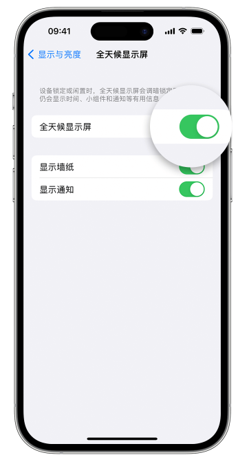 阜阳苹果14维修店分享如何自定义 iPhone 14 Pro 常亮显示屏 