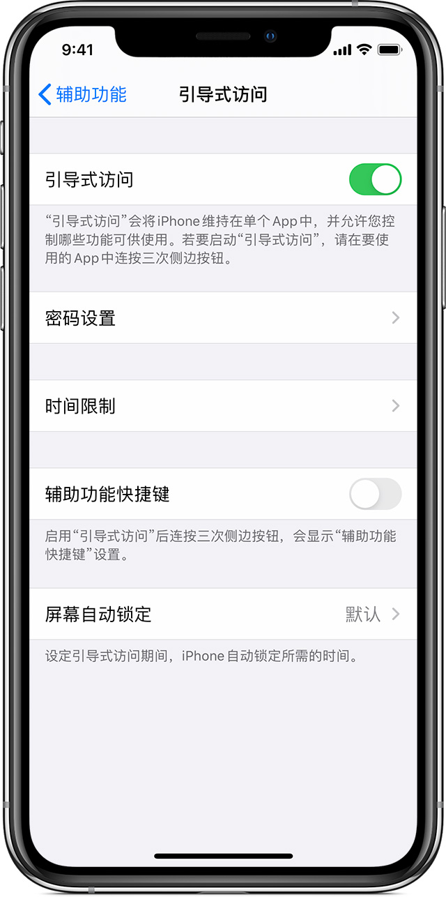 阜阳苹果手机维修分享如何在 iPhone 上退出引导式访问 