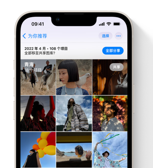 阜阳苹果维修网点分享在 iPhone 上使用共享图库 