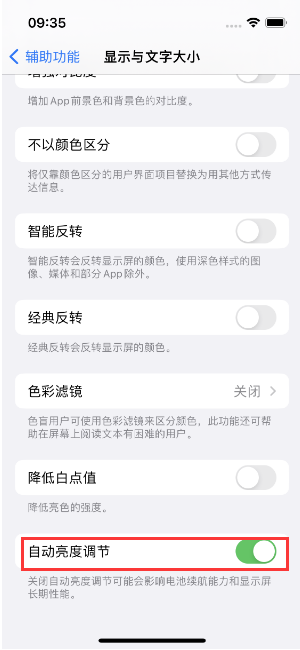 阜阳苹果15维修店分享iPhone 15 Pro系列屏幕亮度 