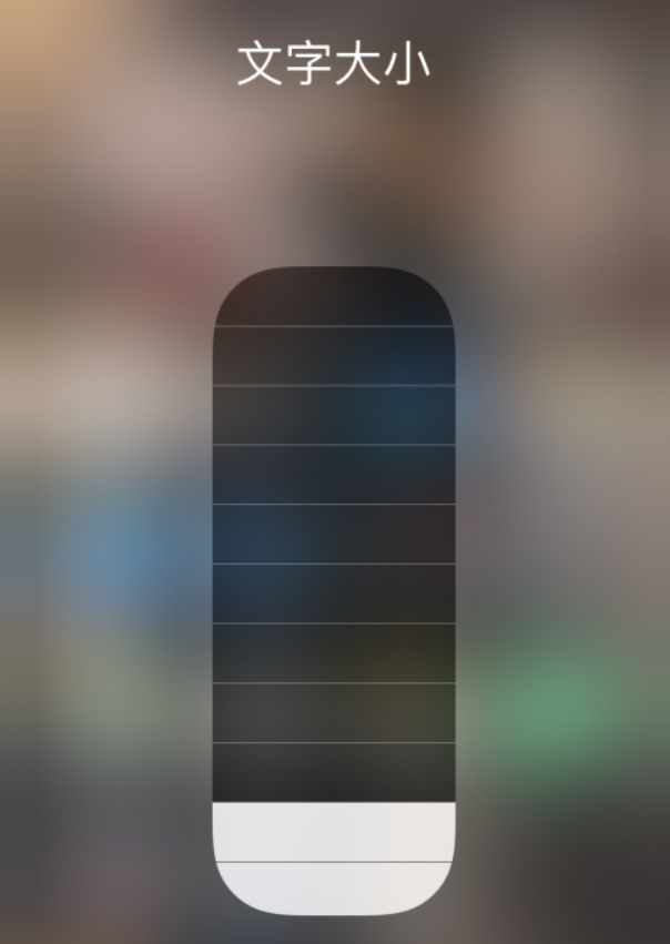 阜阳苹果手机维修分享小技巧：在 iPhone 控制中心快速调节字体大小 